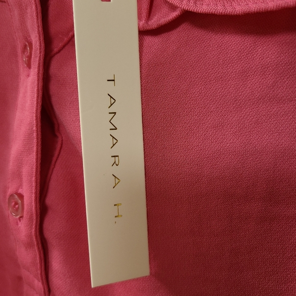 NWT Tamara H pink women's small sleeveless top - Picture 3 of 7